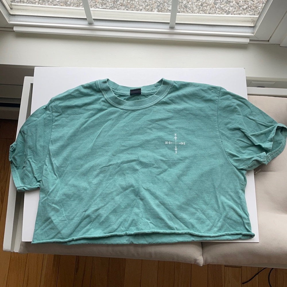 Amazing teal crop top- urban outfitters